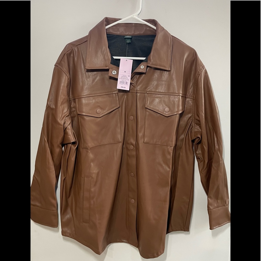 Wild Fable NEW Leather Jacket Women’s: Medium